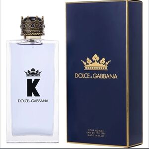 Dolce & Gabbana K Eau de Toilette with Gold and Blue Accents